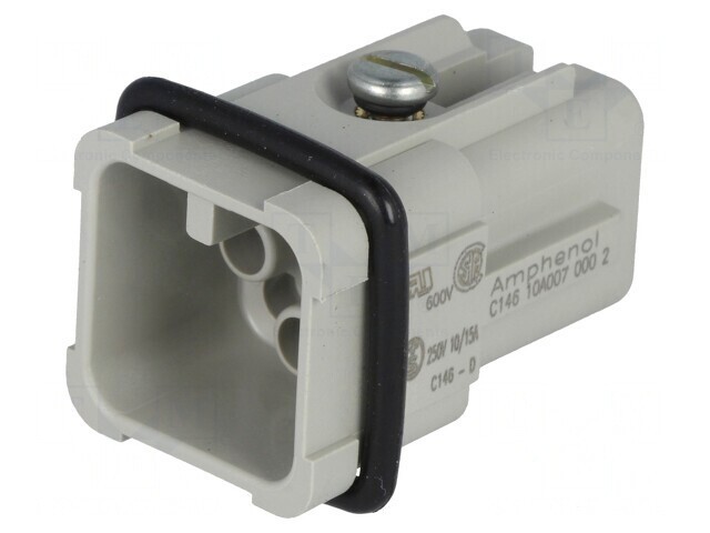 Conector HDC Inserturi Contact Tată C146 Heavy Mate D