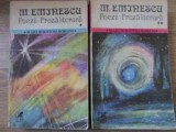 Poezii. Proza Literara Vol. 1-2 - Mihai Eminescu (Cartea Romaneasca, 1984) - Colectia Mari Scriitori Romani