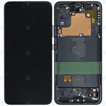 Samsung Galaxy A90 5G (SM-A908B SM-A908F) Unitate de afișare completă neagră GH82-21092A foto