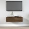 vidaXL Comodă TV de perete, stejar maro, 68x30x20 cm, lemn prelucrat 817095