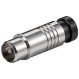 Conector coaxial antena tata cu compresie, Goobay G67243