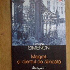 n2 Maigret si clientul de sambata / simbata - Georges Simenon