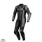Costum (combinezon) motociclete barbati piele Ixon vara model Vortex 3 MS culoare: negru Negru XXXL