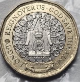 1 pound 2024 Gibraltar, Coronation Charles al-III-lea, Europa