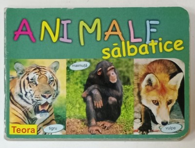 ANIMALE SALBATICE , CARTE PENTRU COPII , 2007 foto