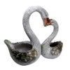 Decoratiune gradina, ceramica, lebede, 49x23x44.5 cm, Strend Pro