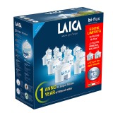 Pachet Set 10 cartuse filtrante Bi-flux + 2 Mineral Balance, 5 etape filtrare, Laica