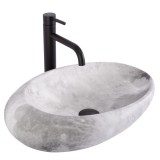 Lavoar pentru blat Rea Roxy C Stone L.GREY