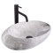 Lavoar pentru blat Rea Roxy C Stone L.GREY