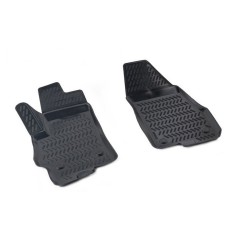 Set Covorase Cauciuc tip Tavita Compatibile Dacia Lodgy pentru fata 2012-&amp;gt;, Negru foto