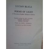 Lucian Blaga - Poems of light (editia 1975)