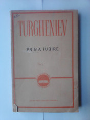 Prima iubire - TURGHENIEV foto