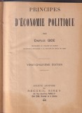 Charles Gide - Principes d'economie politique (1926)
