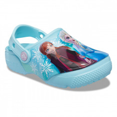 Saboti Crocs Fun Lab Disney Frozen 2 Clog Kids Albastru deschis - Ice Blue