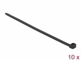 Set 10 buc bride L 1020 x W 9 mm Negru, Delock 19725