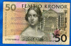 (1) BANCNOTA SUEDIA - 50 KRONOR ND, PORTRET JENNY LIND