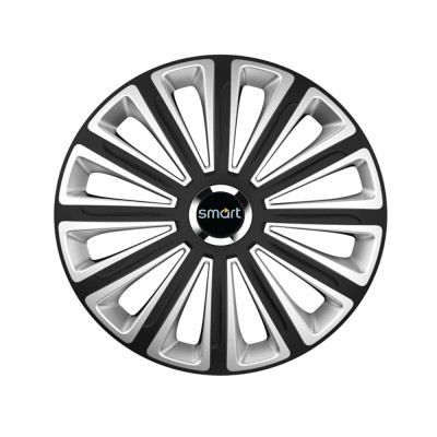 trend Set 4 capace roti Trend R15 pentru gama auto Smart Trend Silver-Black foto
