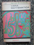 Varia mathematica - GEORGE ANDONIE