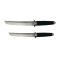 Set doua cutite de vanatoare, DEPOX&reg;, otel inoxidabil, argintiu, 43 cm, toc inclus