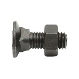 Surub cu piulita M12x35, cap conic cu patrat 12 mm pentru fixare