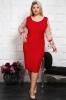 Rochie de ocazie Sereniti Red - 48Marimea, Yves