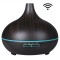 Difuzor aromaterapie cu ultrasunete Smart WiFi lumina LED 7 culori V-Rising VR-N10S 400 ml wenge