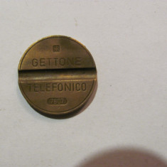 CY - Jeton telefon telefoane telefonic telefonie 7607 / iulie 1976 / Italia