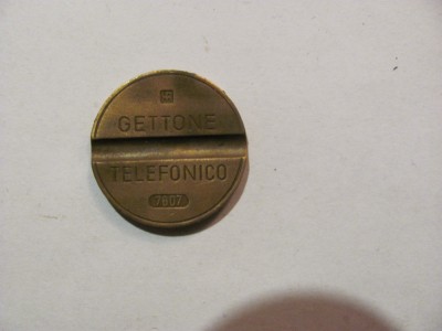CY - Jeton telefon telefoane telefonic telefonie 7607 / iulie 1976 / Italia foto
