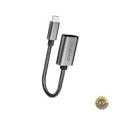 Adaptor OTG USB-C - USB-A Dudao L15T Negru