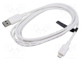 Cablu USB 2.0 VENTION Apple Lightning - 1m, USB A nichelat
