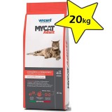 MyCat Hrana Uscata Pisici cu Pui, 20kg. Adulti, Proteine 32%, Vitamina A, D3, E, Taurina