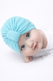 Caciulita bleu tip turban (Marime Disponibila: 3-6 luni (Marimea 18