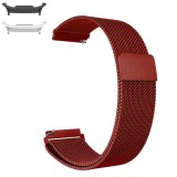 Curea tip Milanese Loop compatibila cu Samsung Galaxy Watch9 44mm, Metalic Red