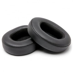 Set 2 bureti JZF pentru casti Skullcandy Crusher ANC EVO 3.0 / 2.0 / 360 / Hesh 3 / Venue, Over-Ear, Negru, Spuma cu memorie, Piele ecologica