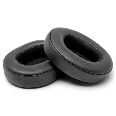 Set 2 bureti JZF pentru casti Skullcandy Crusher ANC EVO 3.0 / 2.0 / 360 / Hesh 3 / Venue, Over-Ear, Negru, Spuma cu memorie, Piele ecologica foto