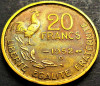 Moneda istorica 20 FRANCI / FRANCS - FRANTA, anul 1952 *cod 484 C - litera B, Europa