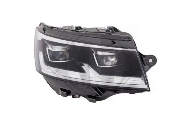 Far VW TRANSPORTER/MULTIVAN (T6.1), 04.2019-, partea dreapta, TYC, LED; electrical; fara LED module; fara unitate control LED; cu motor; LED,