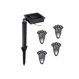 Set 4 Lampi Solare Gradina Verk Group Urme Animale, 9x12cm, AA, 1.2V, IP44