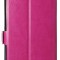 Husa tip carte cu stand roz pentru Sony Xperia M2 Aqua (D2403)