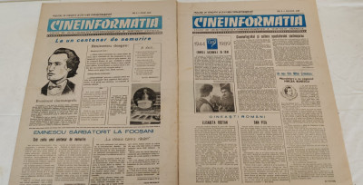 CINEINFORMAȚIA - numerele 8 și 9 (iulie - august 1989) foto