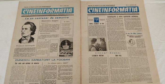 CINEINFORMAȚIA - numerele 8 și 9 (iulie - august 1989)