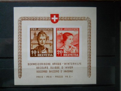 1941 BLOC ELVETIA foto