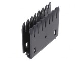 Radiator Extrudat Negru 44,6x12,5x44,6mm TO218