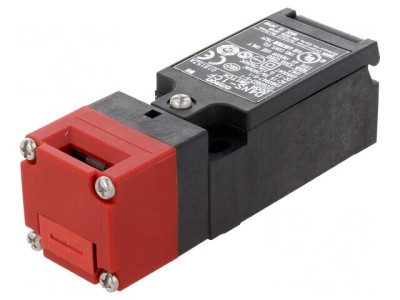 &amp;Icirc;ntrerupător de siguranţă cu cheie D4NS NC x2 IP67 plastic foto