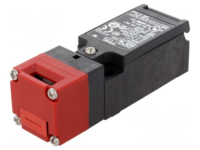 &Icirc;ntrerupător de siguranţă cu cheie D4NS NC x2 IP67 plastic