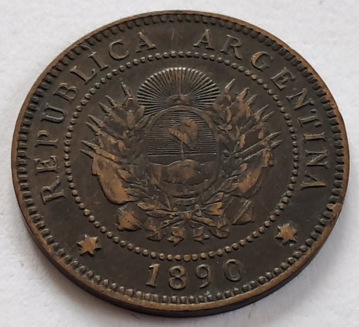 Argentina, 1 Centavo 1890