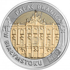 Polonia 5 Zlotych 2020 (The Branicki Palace in Białystok) 24 mm, KM-New UNC !!!