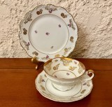 SET DE 3 PIESE DIN PORTELAN FIN- MARCAJ HERTEL- JACOB REHAU BAVARIA