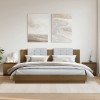 VidaXL Noptiere, 2 buc., maro miere, 40x30,5x40 cm, lemn masiv de pin