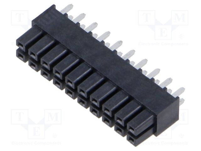 Conector PCB-PCB miniMATE mamă 20 PIN 2,54mm THT SAMTEC